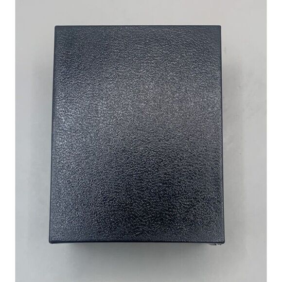 Vintage Shields Fifth Avenue Cufflinks Original Box Gold Toned Curved Etched - Picture 8 of 8